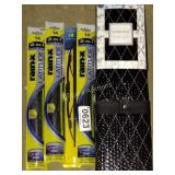 (4) Rain-X 14 wiper blades and sun shade