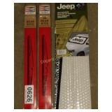 Champion 16 rear wiper blades, Jeep sun
