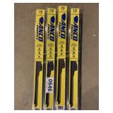 (4) Anco 19 Profile wipers
