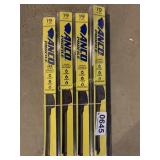 (4) Anco 19 Profile wipers