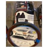 Seat covers, steering wheel cover