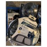 Autoshade, mirrors and light