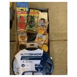 Misc car fresheners and auto shade