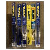 (5) Anco 12 and (1) Rain-X 12 wipers