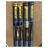 (4) Anco 20 Contour wipers