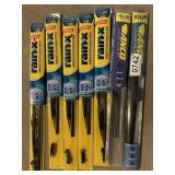 (5) Rain-X and (2) Anco 16 Contour Wipers