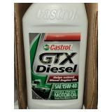 10-qts Castrol GTX Diesel oil SAE 15W-40