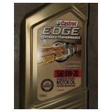 5-qts Castrol full synthetic oil SAE 0W-20