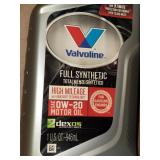 4-qts Valvoline full synthetic oil SAE 0W-20