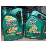10-Qts Castol Part/Synthetic 20W-50 motor oil