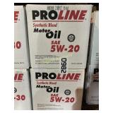 Synthetic Blend Proline motor oil 5W-20 (12-qts)