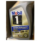 (8-Qts) Mobil 1 high mileage 0W-20 oil