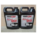 (2-gallons) Proline 15W-40 motor oil