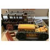 Pepsi metal truck, bulldozer, plow, more
