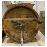 Wooden Barrel Butter Cylinder Churn
