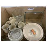 Baking dishes, mugs, bowls and more