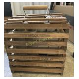 Wooden Egg crate
