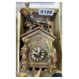Hunting themed cuckoo clock
