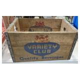 Variety Club beverage crate