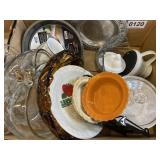 Glass bowls, Hen on Nest dish and more