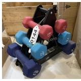 Weights and stand