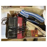 Can-Tech Battery Charger, gloves, more