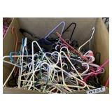 Plastic clothes hangers