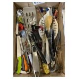 Tongs, knives, mixers, misc utensils