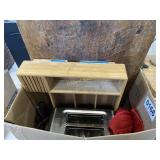 Drawer organizers, toaster