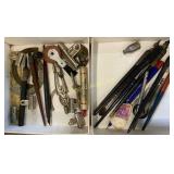 Oblique pens, compass, more
