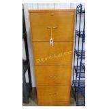 Wood file cabinet