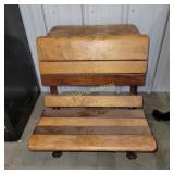 Sherwood School Furniture Co vintage school desk