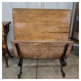 Vintage school desk