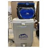 Arctic zone cooler and Aquafina water cooler
