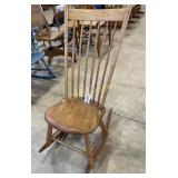 Wooden rocking chair