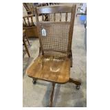 Wooden rolling chair