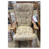 Wooden rocking/glider chair