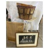 Stand, baskets, Weiss print