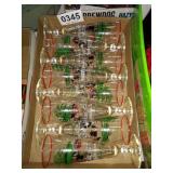 MCM pilsner glasses farm scene
