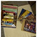 Vintage books, plus ideals magazines