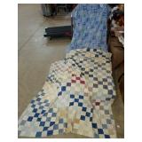 Vintage summer quilt, quilt top