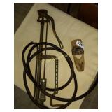 F E Myers pump, primitive pipe fitting