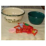 Large popcorn bowl cookie cutters and more