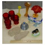 Miscellaneous glass, music box, and more