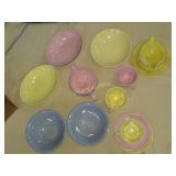 Mid-century modern Luray Pastels dinnerware