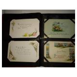 Vintage postcard album 50+
