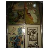 Vintage postcard album 80+
