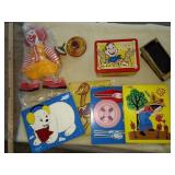 Howdy doody lunch box, Ronald McDonald, more