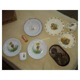 Bunnykins child's dish set, other child's dishes