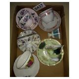 Vintage teacups and saucers